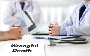 Wrongful Death Doctor talk and patient medical working